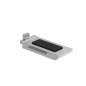 Preview: Sicherungsplatte für Glashalter MOD23 Glas Glasklemme Platte unten Fuß